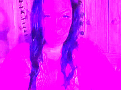 Brunnette flashing her boobs at the hot tub