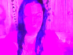 Brunnette flashing her boobs at the hot tub