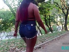 Chubby Ebony Girl Hardcore Action With Per Fection