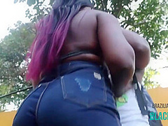 Chubby Ebony Girl Hardcore Action With Per Fection