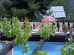 Mature Blonde Secretly Filmed In The Garden