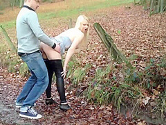 Blondes Dummes Fickfleisch