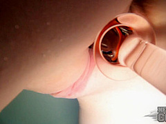 Underwater Jacuzzi Snow Day Glass Dildo Fun With Tiny Lolly