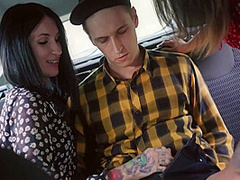 Two Horny Sluts Took A Guy To Woods And Fuck With Keoki Star