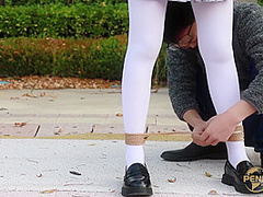 Chinese Bondage Two Girls In A Public