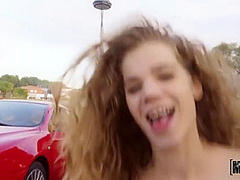 Petite Slutty Teen Hitchhiking For Dick! - Sabrina Spice