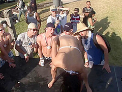 Spring Break Whipped Cream Fun