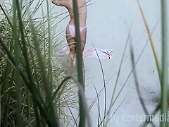 Fkk Beach Milf Observed Sunbathing