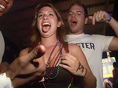 College Girl Wet Tshirt Skin To Win Contest During Spring Break South Padre Texas