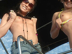 Cute Girls Going on a Naked Boat Ride Around Tampa Bay
