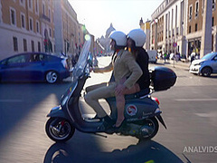 Giorgia Roma tourist in Rome gets her tight ass gets fucked by Luca Ferrero and public blowjob MS126 - AnalVids