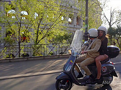 Giorgia Roma tourist in Rome gets her tight ass gets fucked by Luca Ferrero and public blowjob MS126 - AnalVids