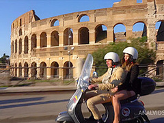 Giorgia Roma tourist in Rome gets her tight ass gets fucked by Luca Ferrero and public blowjob MS126 - AnalVids