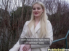 Public POV bae fucked by big dick in wet pussy hole