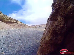 Latina Slut Fucked Hard Outdoor On The Beach