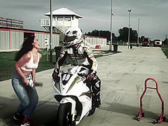 Biker Bangs Fan's Asshole - PornWorld