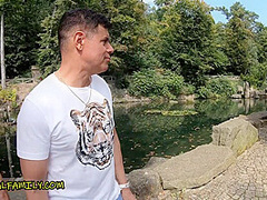 Bubble Blowing Redhead Cums On Stepsons Huge Cock 4k