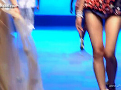 Chinese model in sexy lingerie show.20