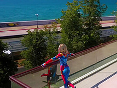 Captain Marvel And Sia Siberia In Avengers Epic Takes Dick In Her Teen Pussy