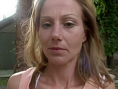 Skinny Redhead Milf Gets Plowed In The Garden