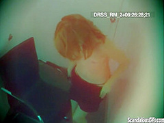 Horny slut toying herself in solo scene