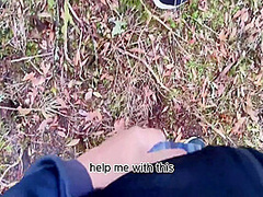 Sadie X - Girl Lost In The Forest Gives A Handjob To A Stranger, Girl Peeing In Nature, Peeing In The Forest, Outdoor Handjob, Amateur Sex. Chica Perdida En El Bosque Hace Una Paja A Un Extrano, Chica Meando 10 Min