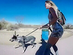 Hard Fuck Pounding And Sucks In The Sand Dunes