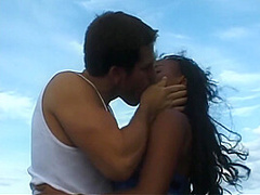 Chocolate Vixen Sucks My Pale Dick