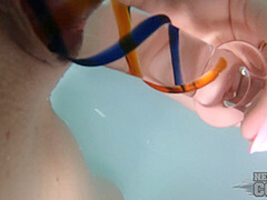 Jacuzzi Rooftop Underwater Masturbation With Hot Katya G Finishing In Shower
