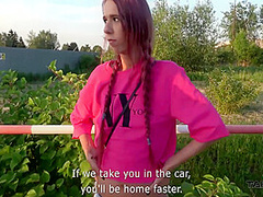 Slim Pick-up Whore Is Cheating On Her Boyfriend 7 Min