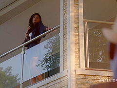 Parish wanted to seduce the gardener, but did not expect that he would fuck her hard in her ass FLX002 - AnalVids