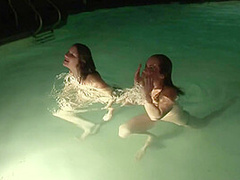 Snowed in Iowa Hotel and Night Time Skinny Dipping