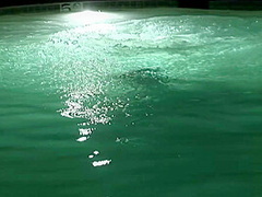 Snowed in Iowa Hotel and Night Time Skinny Dipping