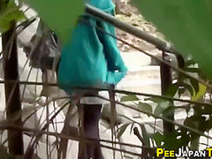 Followed Asians Urinate - Voyeur Porn Clip