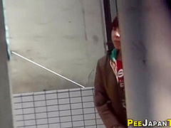 Followed Asians Urinate - Voyeur Porn Clip