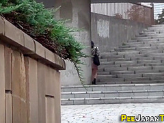 Followed Asians Urinate - Voyeur Porn Clip