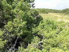 Sasha Rose and Daniella Margot hot outdoor lesbian action by Real Agent