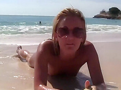 Skinny Naked Girls On The Beach - Blue Angel, Shalina Devine And Bibi Noel