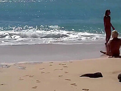 Skinny Naked Girls On The Beach - Blue Angel, Shalina Devine And Bibi Noel