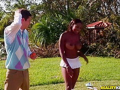 Busty Hot Black Girl In Sexy Fluffy Skirt Brandi Get - Tyler Steel