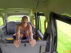 Cock Craving Damsel Fucks Her Taxi Driver - Sahara Knite