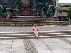 Celine Outdoor Public - Horny Blonde