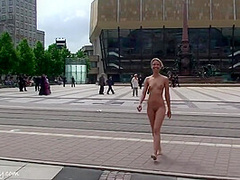 Celine Outdoor Public - Horny Blonde