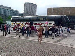 Celine Outdoor Public - Horny Blonde