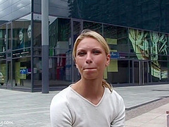 Celine Outdoor Public - Horny Blonde
