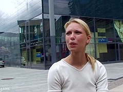 Celine Outdoor Public - Horny Blonde