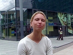 Celine Outdoor Public - Horny Blonde