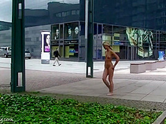 Celine Outdoor Public - Horny Blonde
