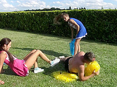 Cheerleader kicking fun by Femdom Austria