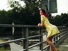 Elin Flame - Teasing On The Bridge (2020) Vhq